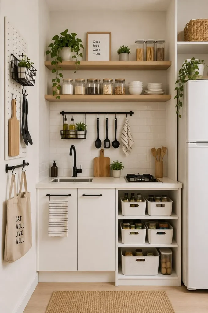 19 Small Kitchen Ideas That Make Tiny Spaces Look Straight Out of a Designer Pinterest Board 19 Make the Sink Area Stylish