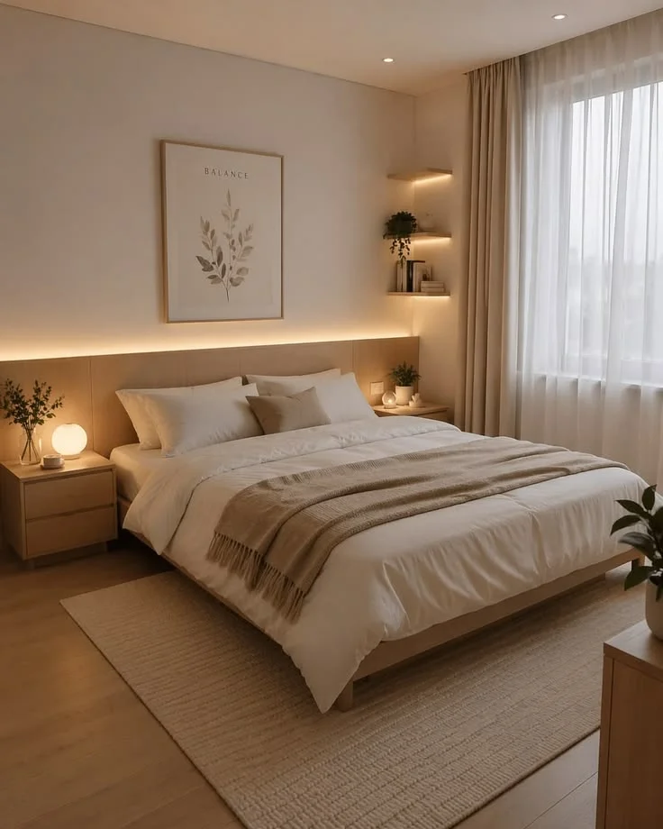 19 Guest Bedroom Ideas That Look Straight Out of a Luxury Hotel 4 Minimalist Scandinavian Space