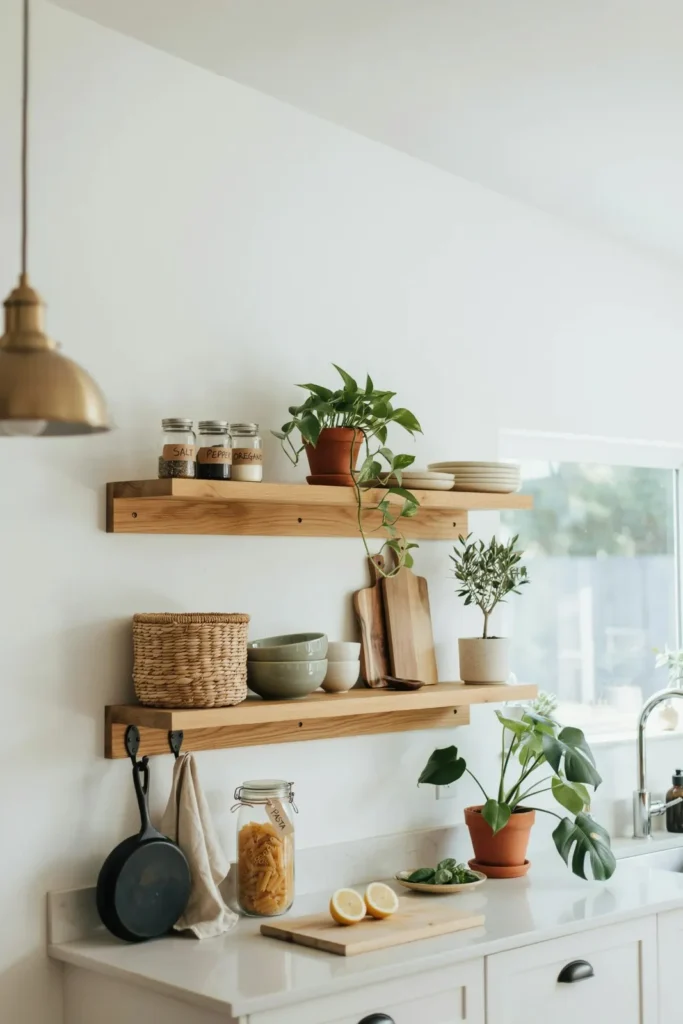 18 Kitchen Shelving Ideas That Make Your Space Look Straight Out of Pinterest 12 Pantry Style Open Shelving