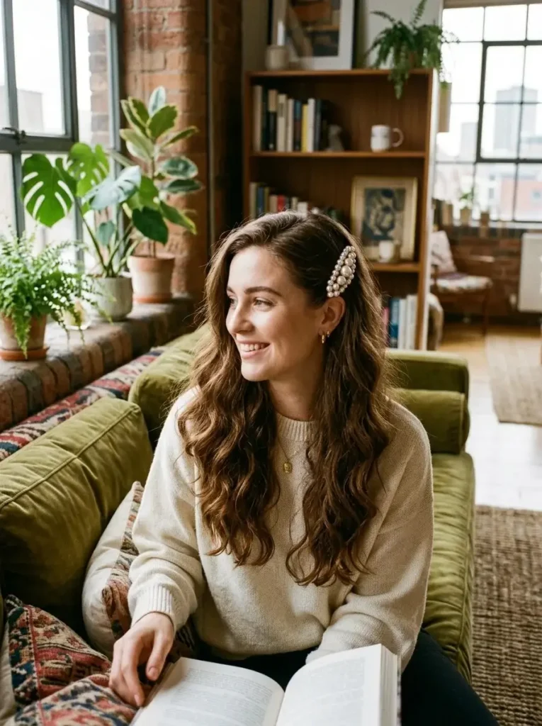 19 Formal Hairstyles for Long Hair That'll Have Everyone Asking "Who Does Your Hair?!" 16 Pinned Back Waves with a Statement Clip