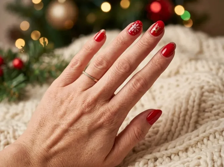 Red Christmas Nails