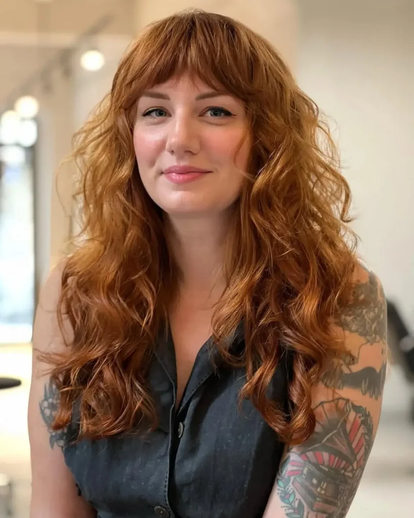 18 Bang Hairstyles That'll Make You Want to Grab Scissors ASAP 8 Shaggy Bangs