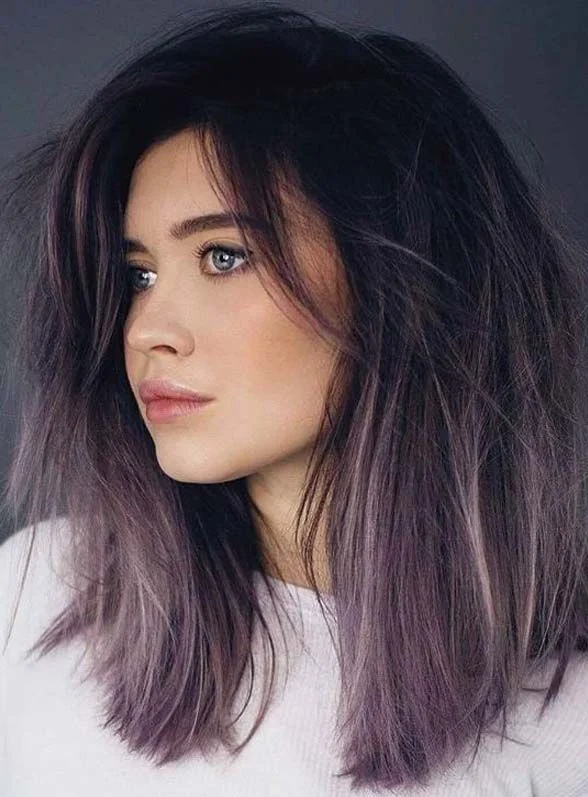 16 Short Grunge Hair Ideas That Are Giving Cool-Girl Energy in 2026 14 Smoky Lavender Crop