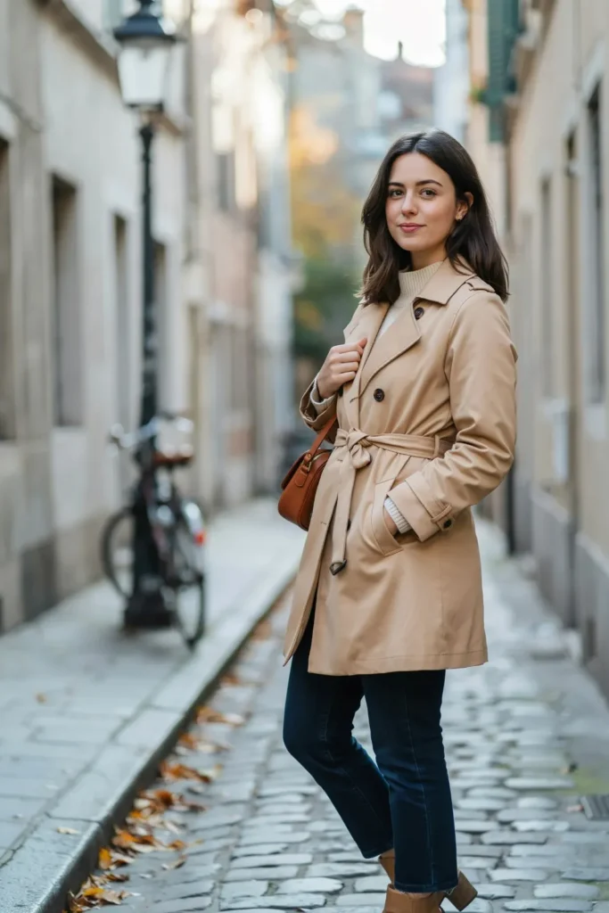 18 Outfit Ideas for Women That Make Getting Dressed Way More Fun 13 Trench Coat Basic Layers