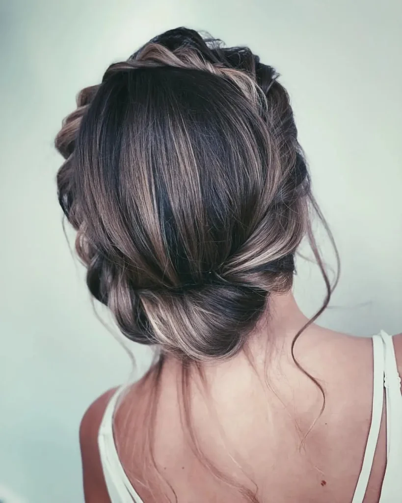 19 Formal Hairstyles for Long Hair That'll Have Everyone Asking "Who Does Your Hair?!" 17 Twisted Halo Braid