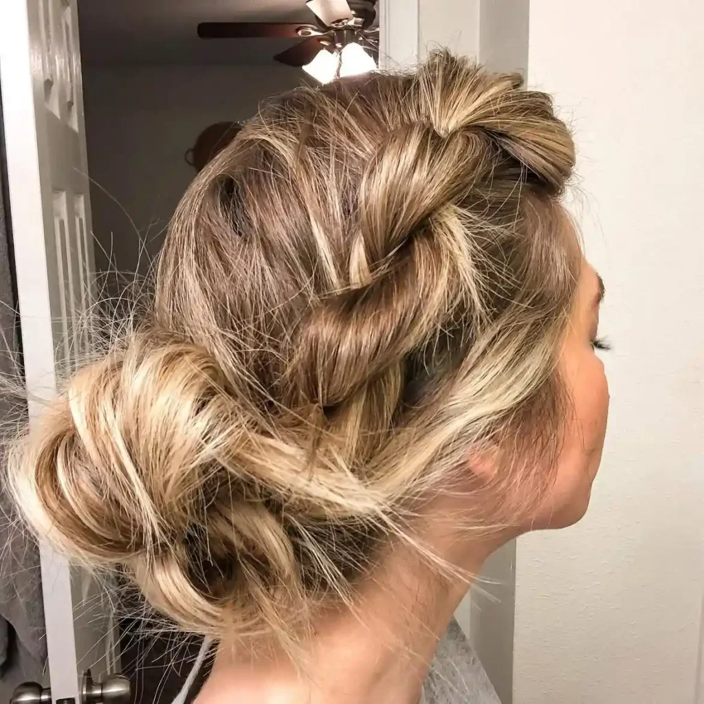 19 Formal Hairstyles for Long Hair That'll Have Everyone Asking "Who Does Your Hair?!" 8 Twisted Rope Braid Updo