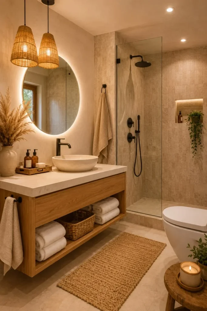 20 Trending Bathroom Ideas That Are Seriously Making Every Home Look Expensive in 2026 2 Warm Earth Tone Bathrooms