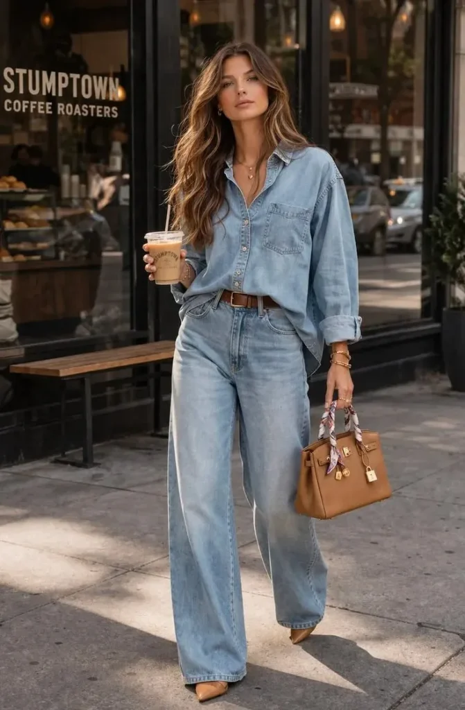 Feel-Good Fashion Starts Here: 15 Plus Size Outfit Ideas for Every Kind of Day 2 Wide Leg Jeans With a Fitted Top