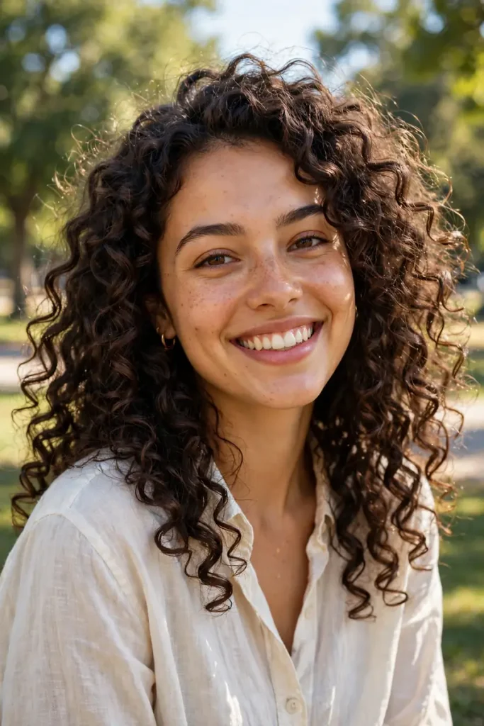 19 Cute Hairstyles for Curly Hair: Love Letters I Never Sent (Until Now) 2 curlyhair 01 wash and go