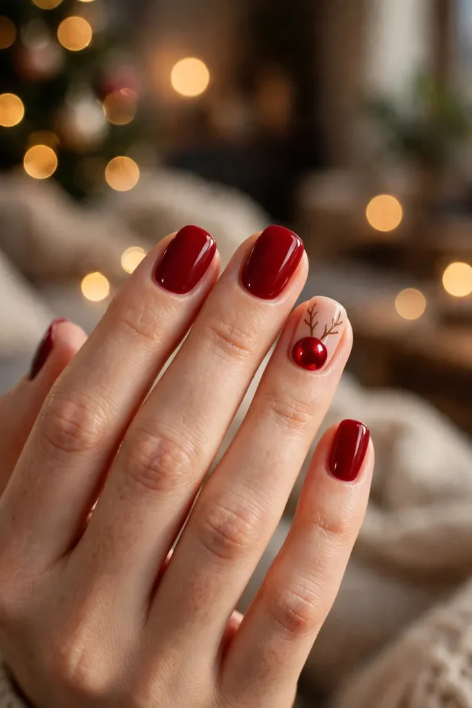 16 Red Christmas Nails That Look So Expensive, Nobody Will Guess Your Holiday Budget 2 image 187