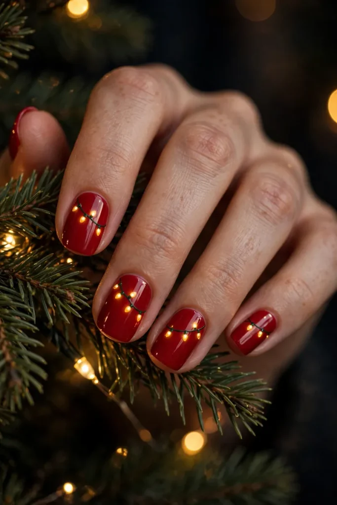 16 Red Christmas Nails That Look So Expensive, Nobody Will Guess Your Holiday Budget 4 image 188