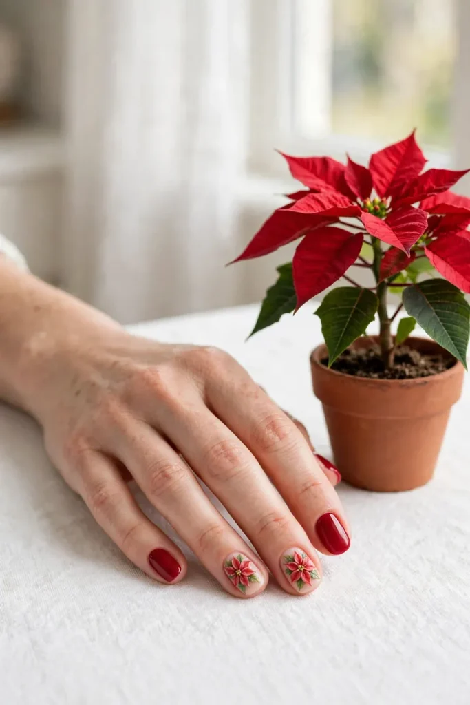 16 Red Christmas Nails That Look So Expensive, Nobody Will Guess Your Holiday Budget 5 image 189