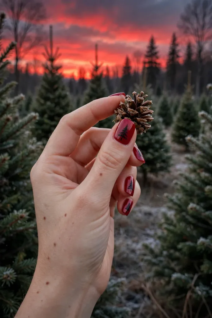 16 Red Christmas Nails That Look So Expensive, Nobody Will Guess Your Holiday Budget 14 image 198