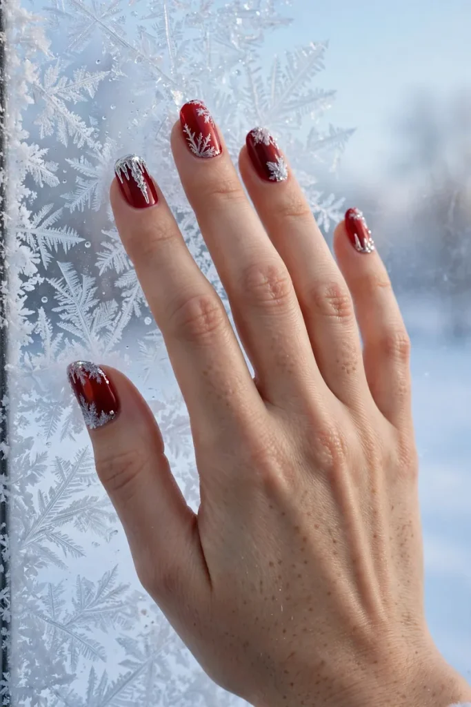 16 Red Christmas Nails That Look So Expensive, Nobody Will Guess Your Holiday Budget 13 image 199