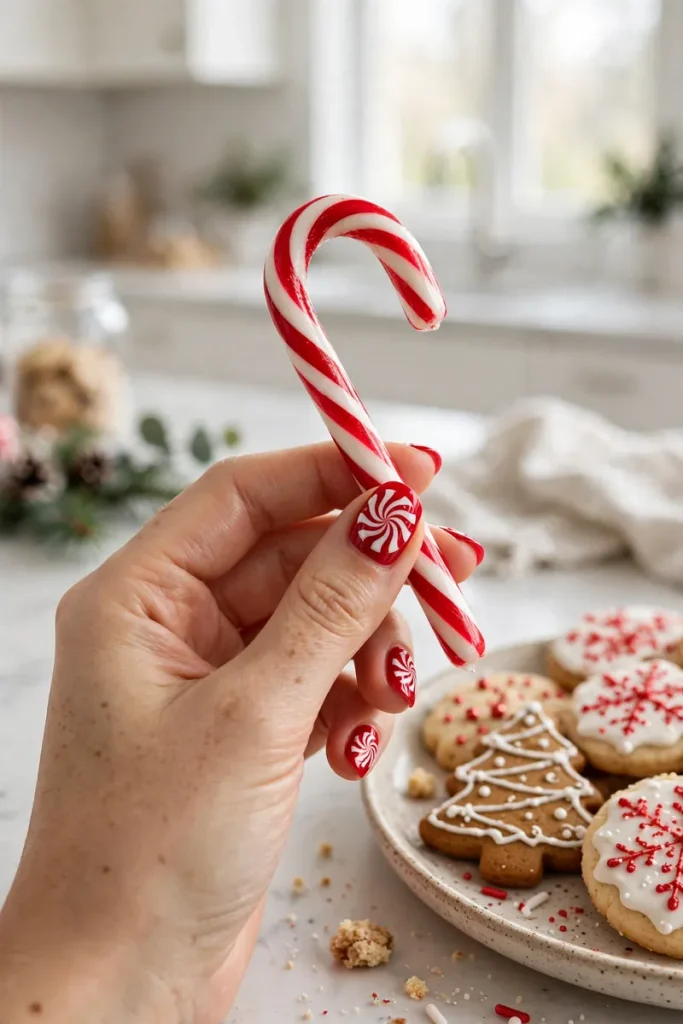 16 Red Christmas Nails That Look So Expensive, Nobody Will Guess Your Holiday Budget 15 image 200