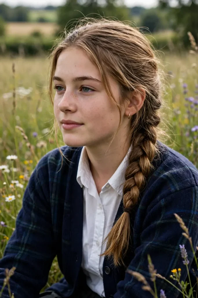 school 10 side braid