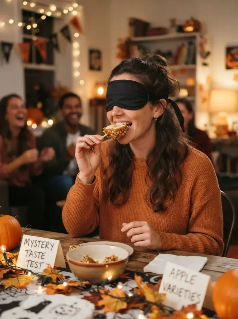 17 Halloween Activities Worth Actually Planning For 6 A blind taste test with seasonal snacks