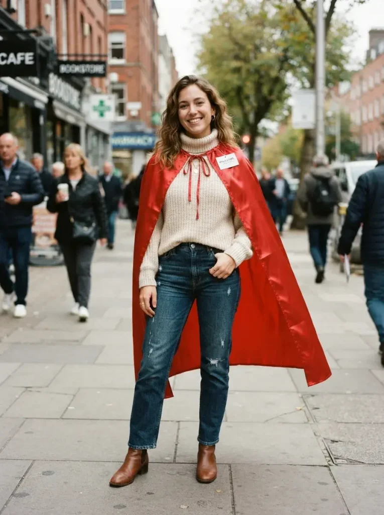 18 Easy Halloween Costumes for People Who Are Out of Time, Ideas, or Both 14 A cape from the drugstore costume aisle over your normal clothes