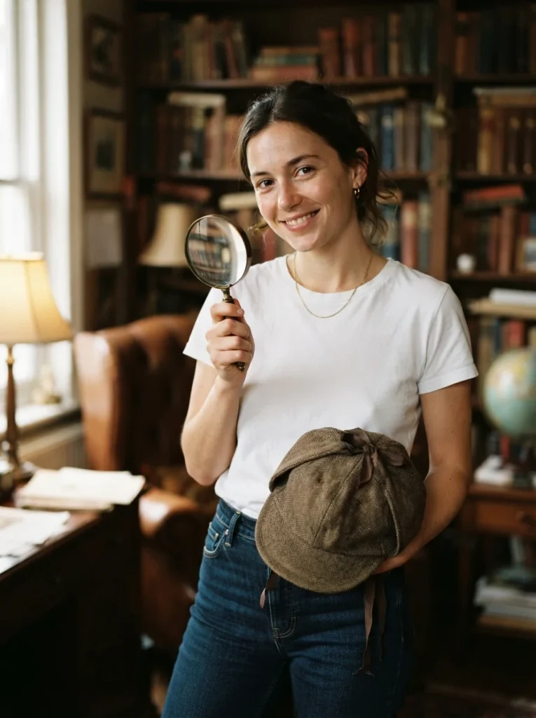 A famous pair told through props alone with plain clothing