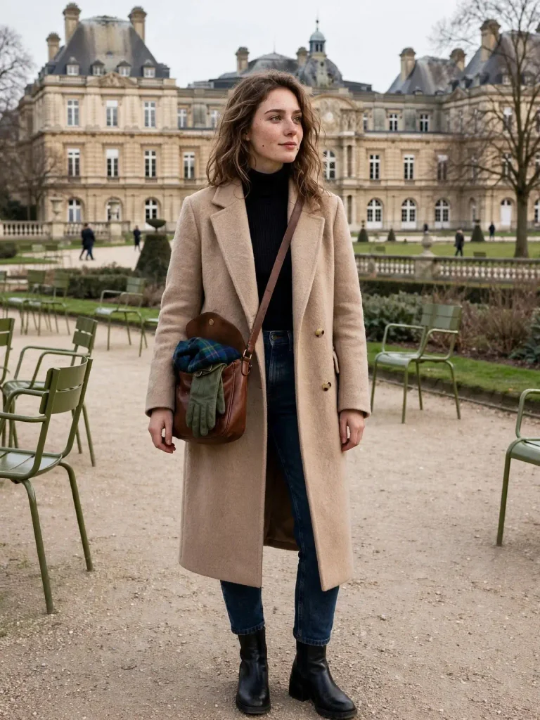 A scarf and gloves kept in your bag regardless of the morning forecast 768x1024 1