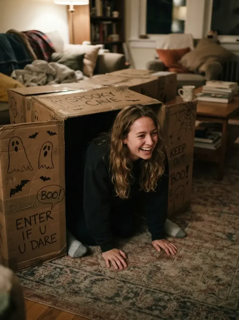 17 Halloween Activities Worth Actually Planning For 12 A simple obstacle course in the yard or living room