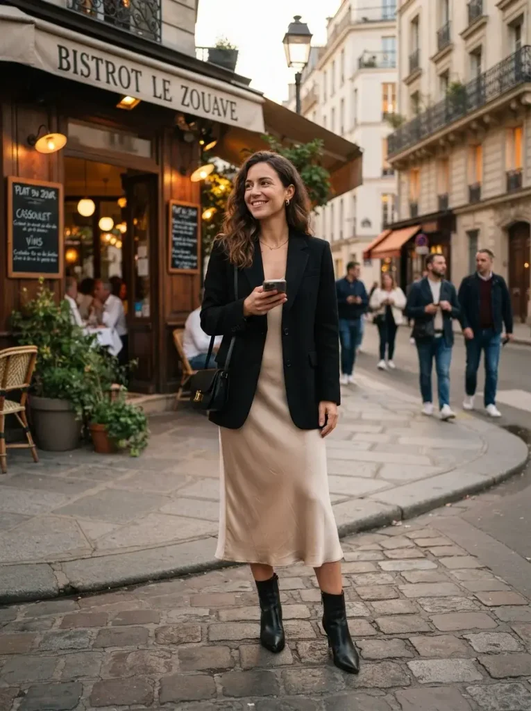 17 Office Fall Outfits, Scheduled Like a Real Tuesday 15 An Unplanned Client Dinner