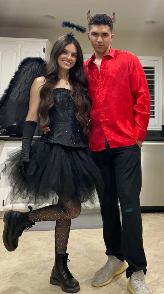 Couple Halloween Costumes That Are Cute, Clever, and Actually Fun to Wear 2 Angel and Devil Duo