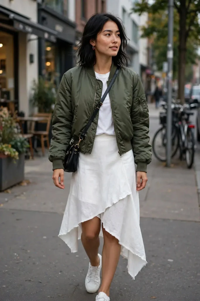 14 Edgy Fall Outfits That'll Make Your Closet Actually Interesting 14 Asymmetric Hems and Cropped Jackets