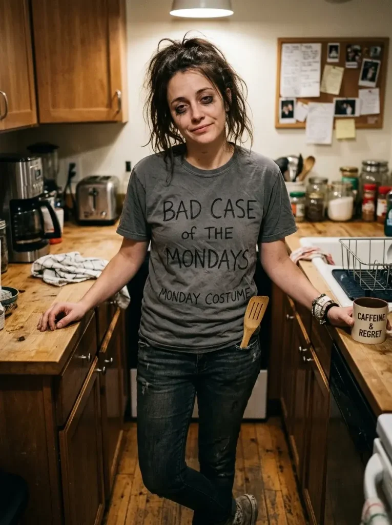 18 Last-Minute Halloween Costumes, Sorted by What You're Starting From 18 Bad Case of the Mondays Last Minute Halloween Costumes