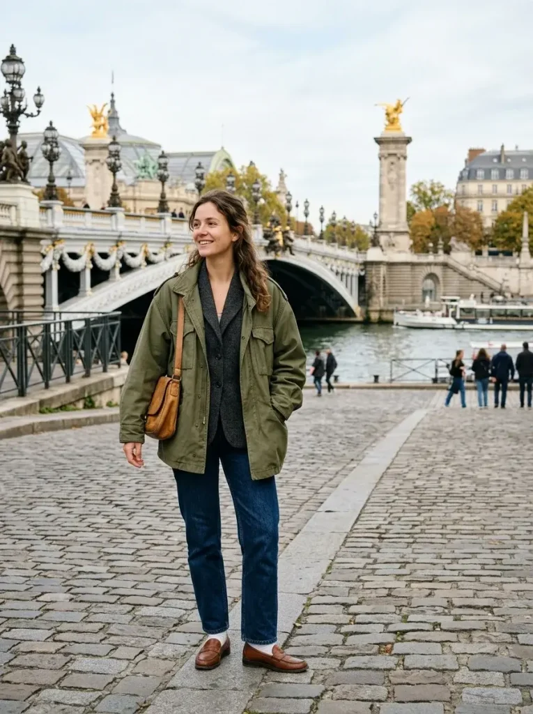 14 Jean Jacket Outfits for Fall (Sorted by What Your Day Actually Looks Like) 13 Blazer Under an Oversized Jacket