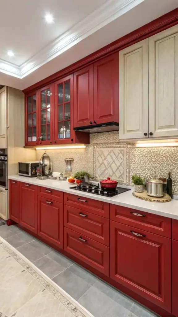 18 Modern Kitchen Ideas That Look Straight Out of a Pinterest Dream (But Are Actually Livable) 14 Bold Accent Colors