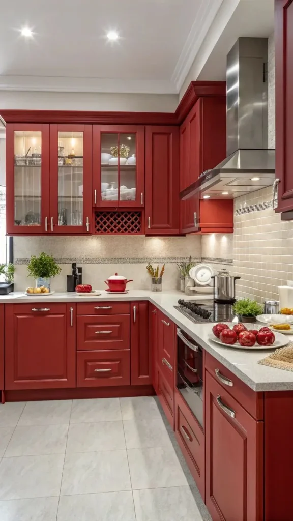 18 Kitchen Cabinet Ideas That Instantly Make Your Kitchen Look Expensive (Without the Full Remodel) 17 Bold Color Cabinets