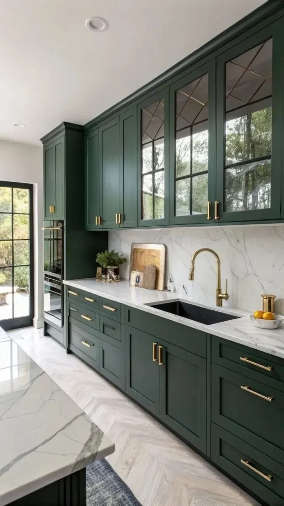18 Trending Kitchen Ideas Everyone’s Copying Right Now (And Honestly? I Get It) 11 Bold Green Kitchens