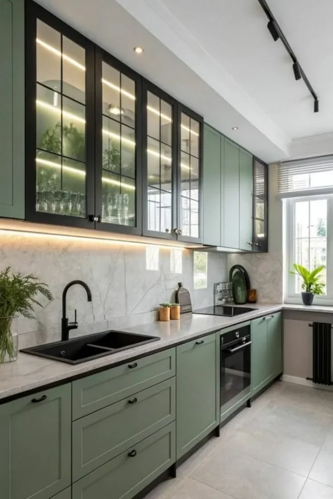 17 Kitchen Design Ideas That Are So Stylish You’ll Suddenly Want to Host Dinner Parties Again 13 Bold Green Kitchens Are Quietly Taking Over