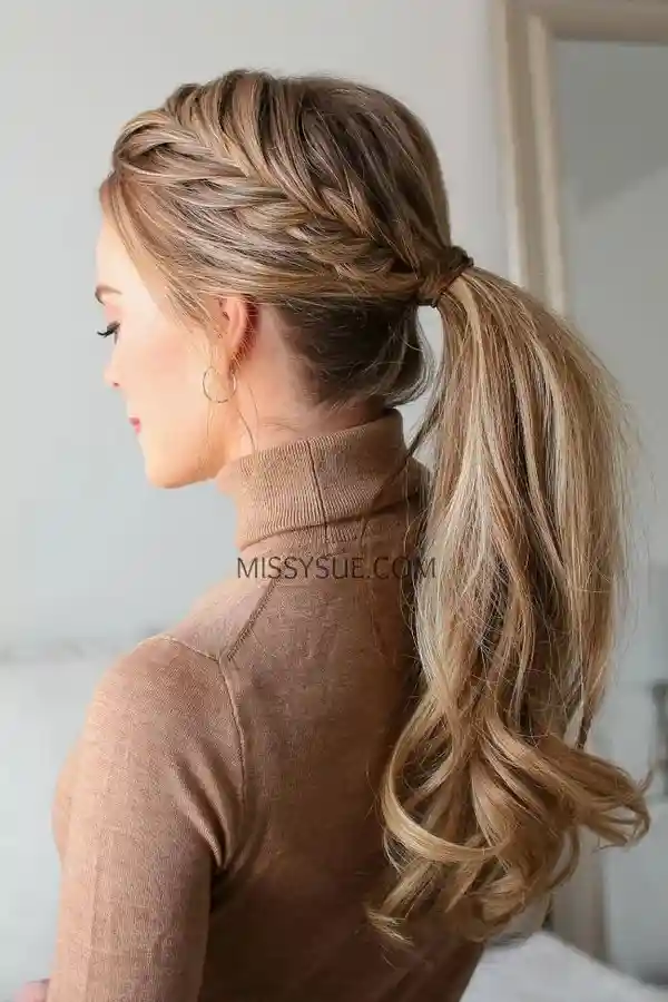 Your Next Night-Out Look Starts With These 16 Going Out Hairstyles Ideas 10 Braided Ponytail