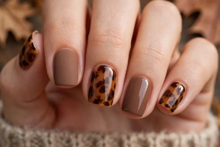 Brown Fall Nails