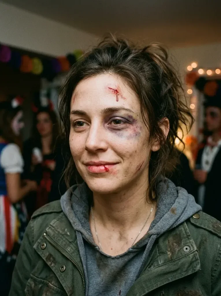 16 Halloween Makeup Looks, Sorted by How Much Time You Actually Have 5 Bruised and Battered