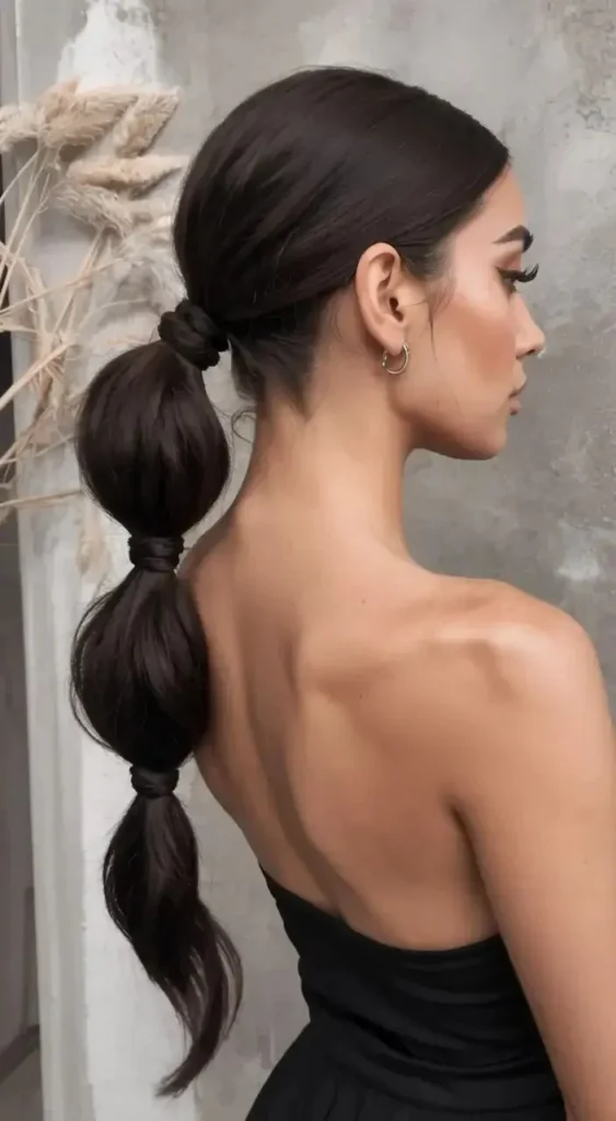 Your Next Night-Out Look Starts With These 16 Going Out Hairstyles Ideas 7 Bubble Ponytail