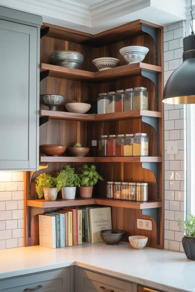 19 Kitchen Corner Ideas That Instantly Make Your Space Look Expensive (Without a Full Remodel) 13 Build a Cookbook Corner