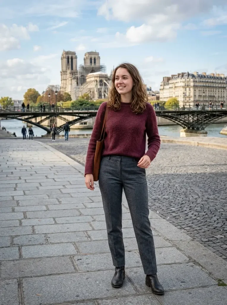 17 Fall Fashion Outfits That Will Instantly Upgrade Your Autumn Wardrobe 16 Burgundy and Charcoal