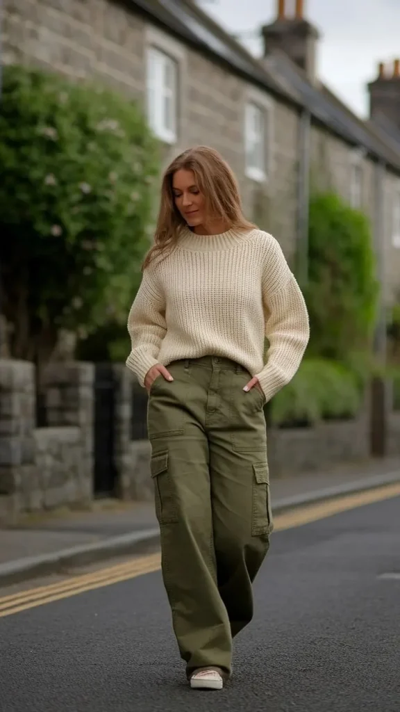 Back-to-Class Style Made Easy: 16 Fall Outfits for School You’ll Actually Want to Wear 10 Cargo Pants With a Fitted Sweater