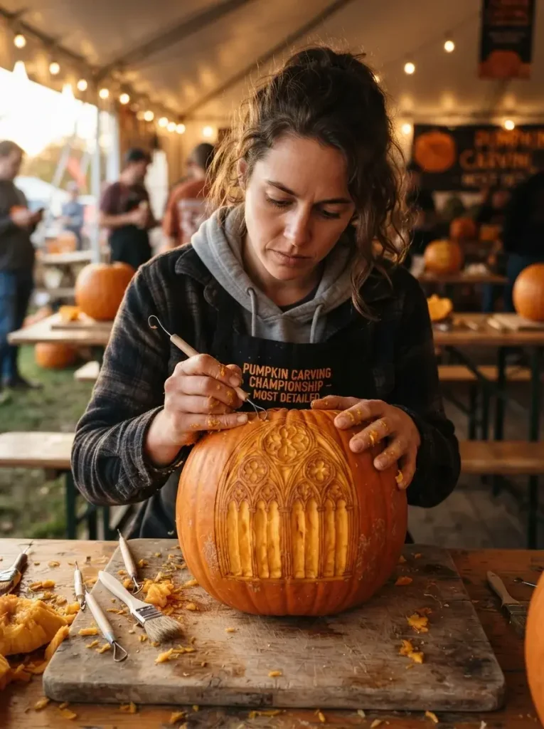 17 Halloween Activities Worth Actually Planning For 9 Carve but make it a competition with actual categories