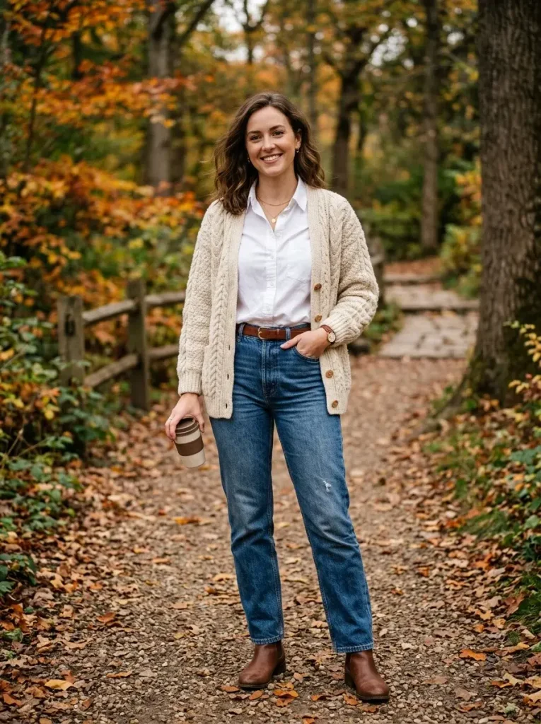 15 Casual Fall Outfits That Look Effortlessly Stylish for Everyday Days 4 Casual Trench Coat With Basic Layers 1