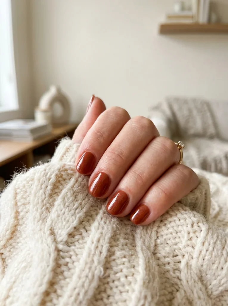 17 Short Fall Nails That Prove Less Length Means More Style This Season 3 Cinnamon Stick Glaze short fall nails
