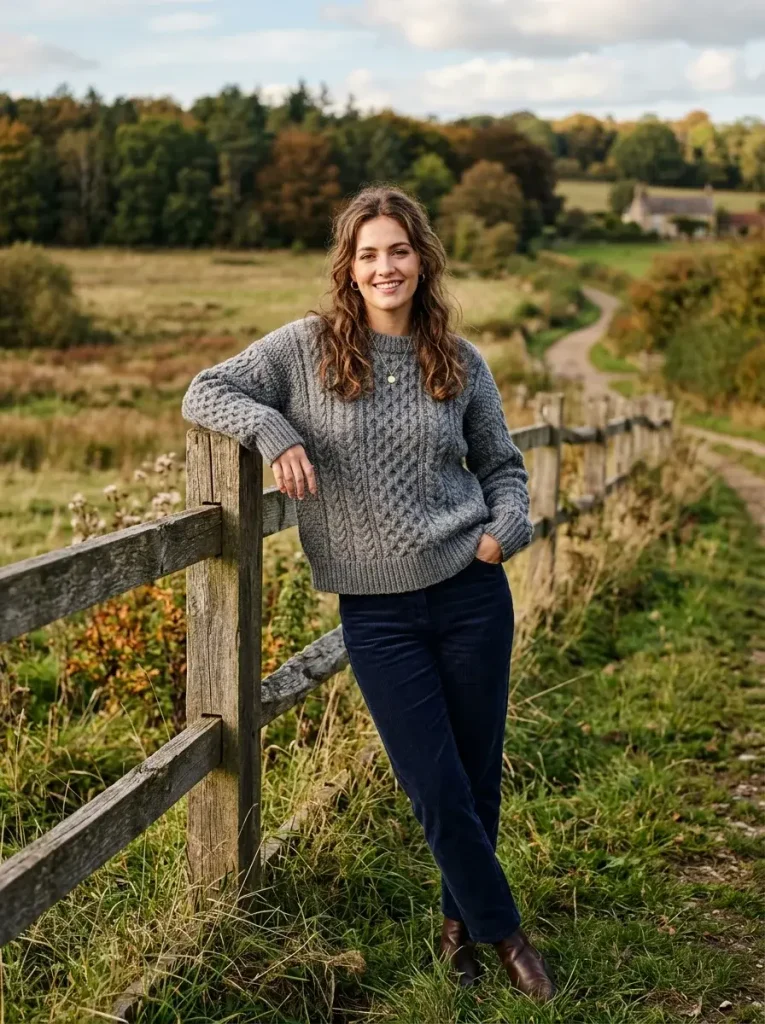 15 Casual Fall Outfits That Look Effortlessly Stylish for Everyday Days 12 Corduroy Pants With a Soft Knit Sweater