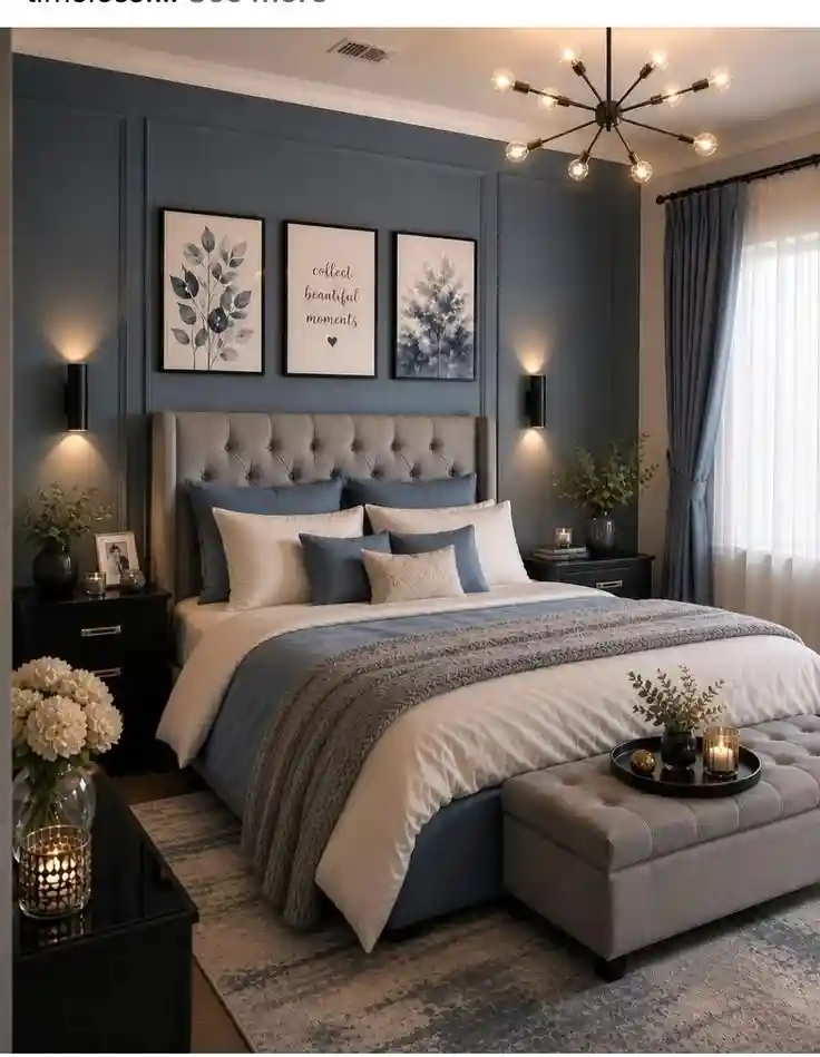 18 Grey Bedroom Ideas That Look Straight Out of a Luxury Pinterest Board 10 Cozy Grey Cottage Bedroom