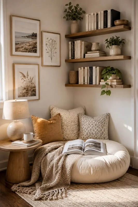 Your Bedroom Is Crying for a Glow-Up — 18 Trending Bedroom Ideas That'll Make You Never Want to Leave Your Bed 11 Cozy Reading Nook Corner 1