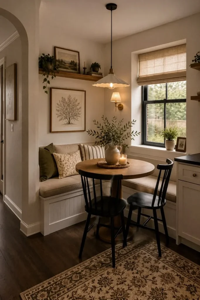 19 Kitchen Corner Ideas That Instantly Make Your Space Look Expensive (Without a Full Remodel) 3 Create a Cozy Breakfast Nook