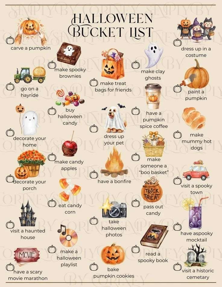17 Halloween Activities That Make Spooky Season Way More Fun 17 Create a Halloween Bucket List Jar