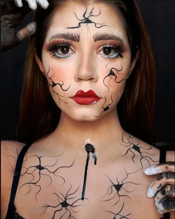 Your Halloween Look Starts Here: 15 Halloween Costume Ideas With Serious Style 5 Creepy Porcelain Doll